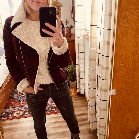 American Eagle Outfitters Jackets & Blazers - // American Eagle | teddy moto jacket